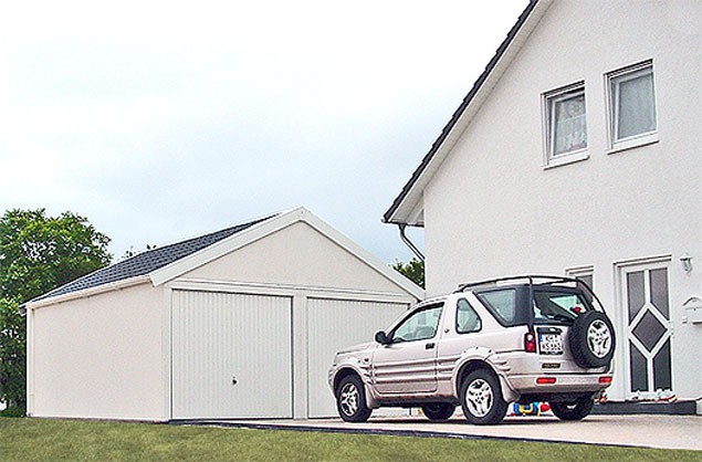 Satteldachgaragen – Garagen mit Satteldach passen perfekt zu vielen Häusern